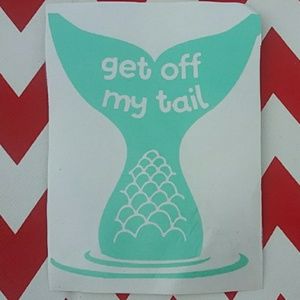 Mermaid tail decal